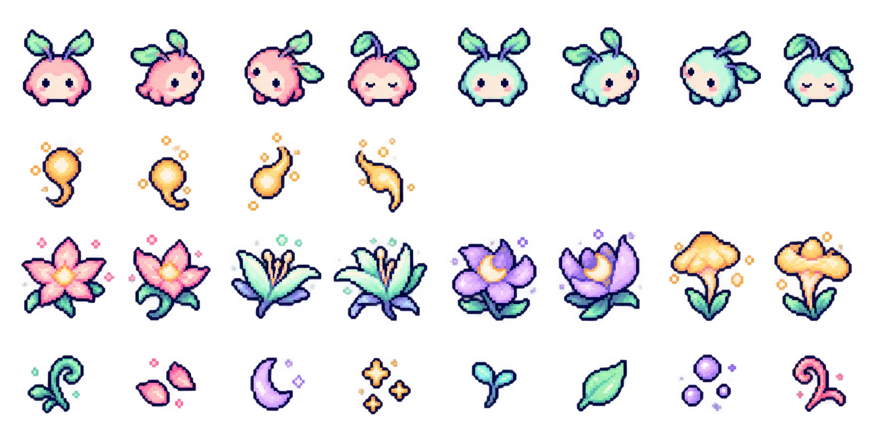 The original atlas of dreamers, seed frames and flowers